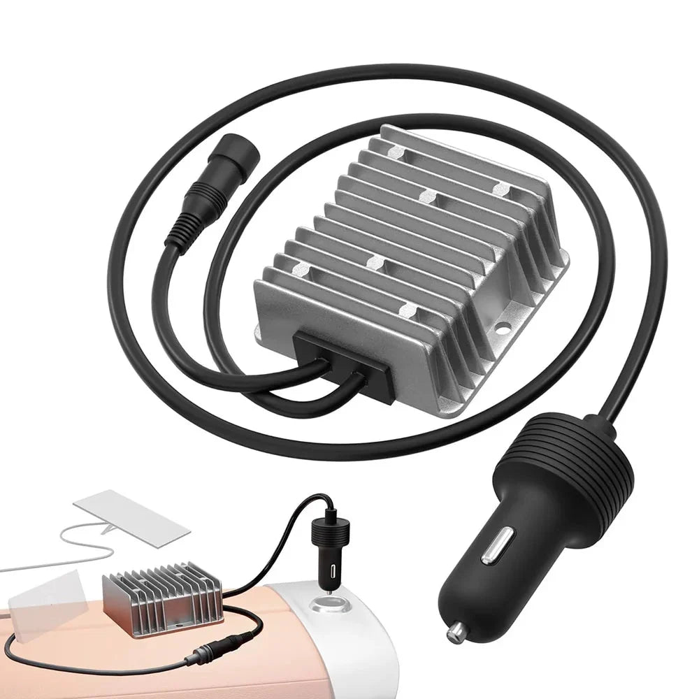 12V/24V to 57V Car Charger Step Up Converter with Female Plug for Starlink Gen 3