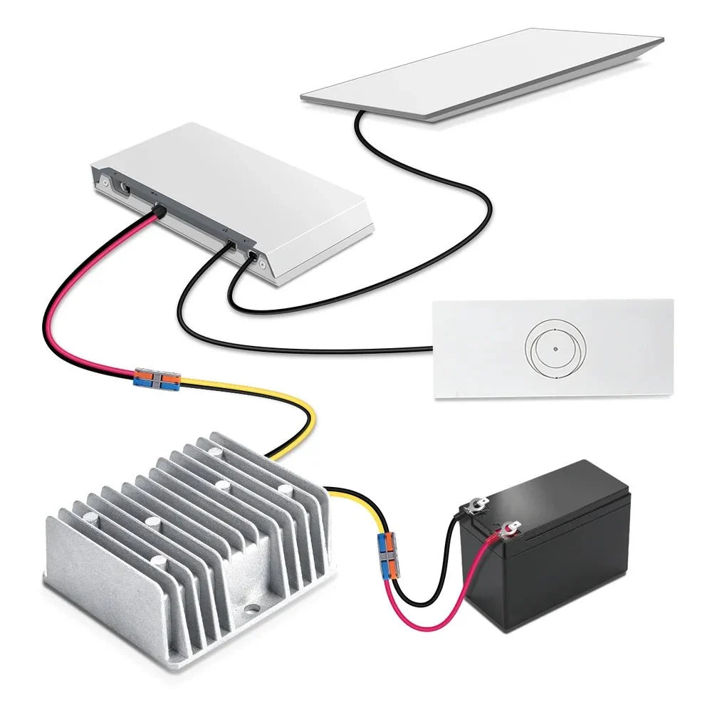 12V/24V to 57V DC Power Adapter for Starlink Gen 3 Performance - Ring Terminal
