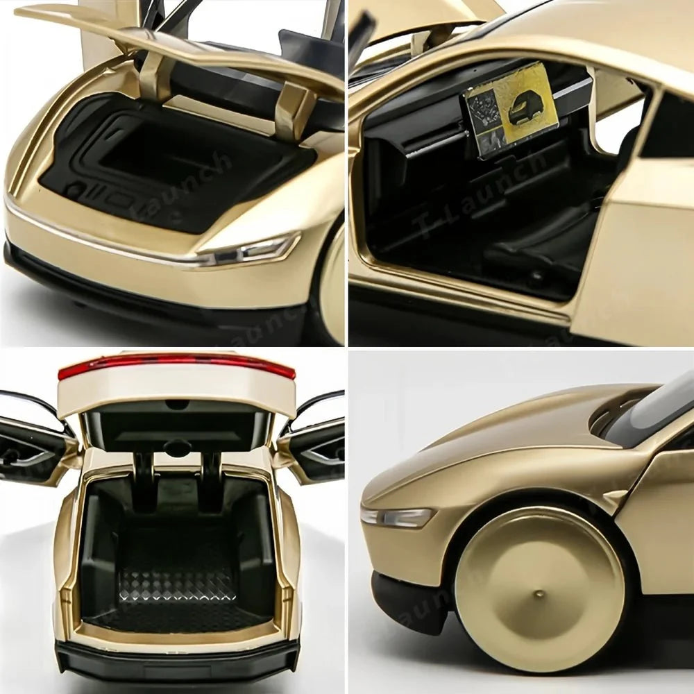 1:32 Cybercab Autonomous Robotaxi Alloy Diecast Model Car