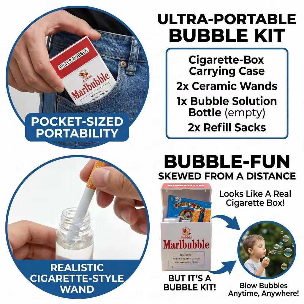SummerVibes Bubble Cigarette Stress Relief Toy – Funny Bubble Blower for Relaxation & Endless Fun