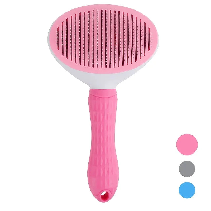 Self-Cleaning Pet Slicker Brush