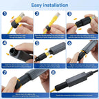 150W Gigabit Passive PoE Injector & Splitter Adapter for Starlink Mini – 48V Output, ESD Protection