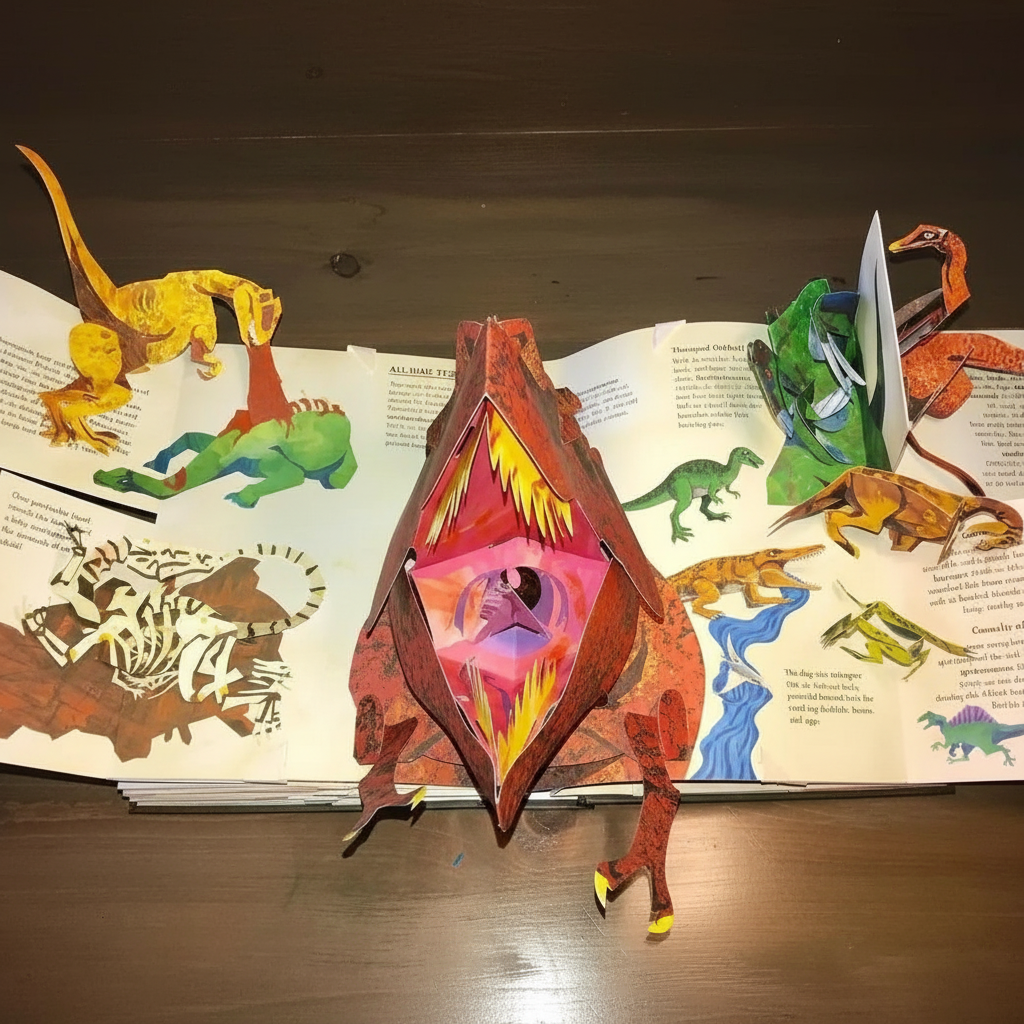 Miroken | 3D Pop-up Book Dinosaurs