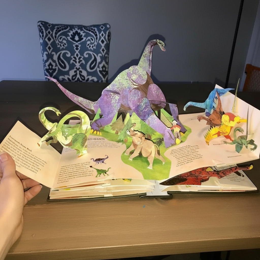 Miroken | 3D Pop-up Book Dinosaurs