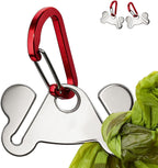 Hands-Free Dog Poop Bag Holder 2-Pack