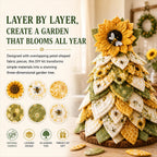 Sunflower Bee Garden Tree DIY Kit-Handmade Fabric Tabletop Tree Decor