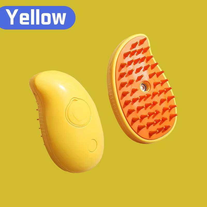 3-in-1 Pet Steam Grooming Brush