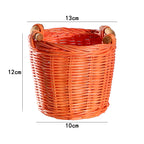 1Handwoven Decorative Storage Basket Miroken