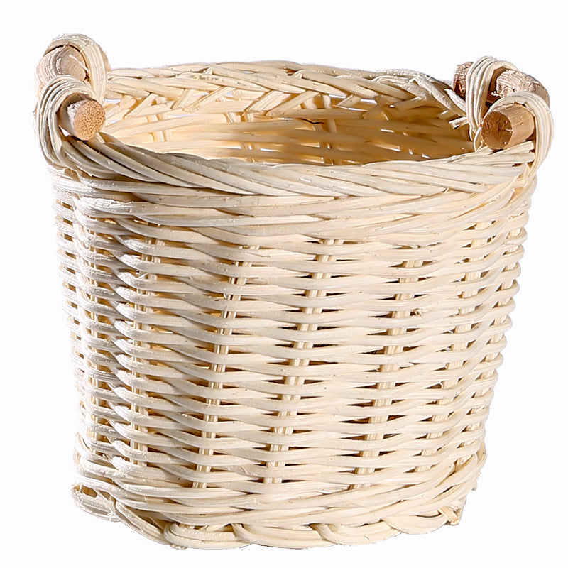 1Handwoven Decorative Storage Basket Miroken