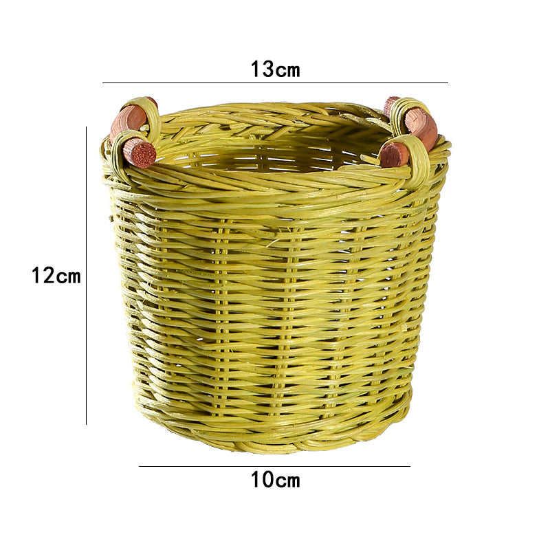 1Handwoven Decorative Storage Basket Miroken