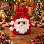 Christmas Crochet Character Gift Pouch