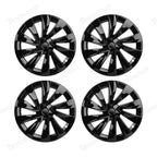 18'' Aero Hubcaps Wheel Covers for Tesla Model 3 (2017–2023) – Helix 2.0 Style (Set of 4)