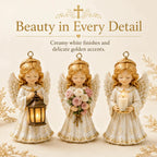 24-Day Angel Christmas Advent Calendar | 24 Unique Faith-Inspired Angel Ornaments with Hanging Loops for Daily Advent Surprises & Tree Display