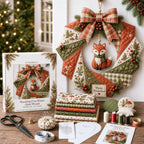 Christmas Fabric Wreath DIY Kit