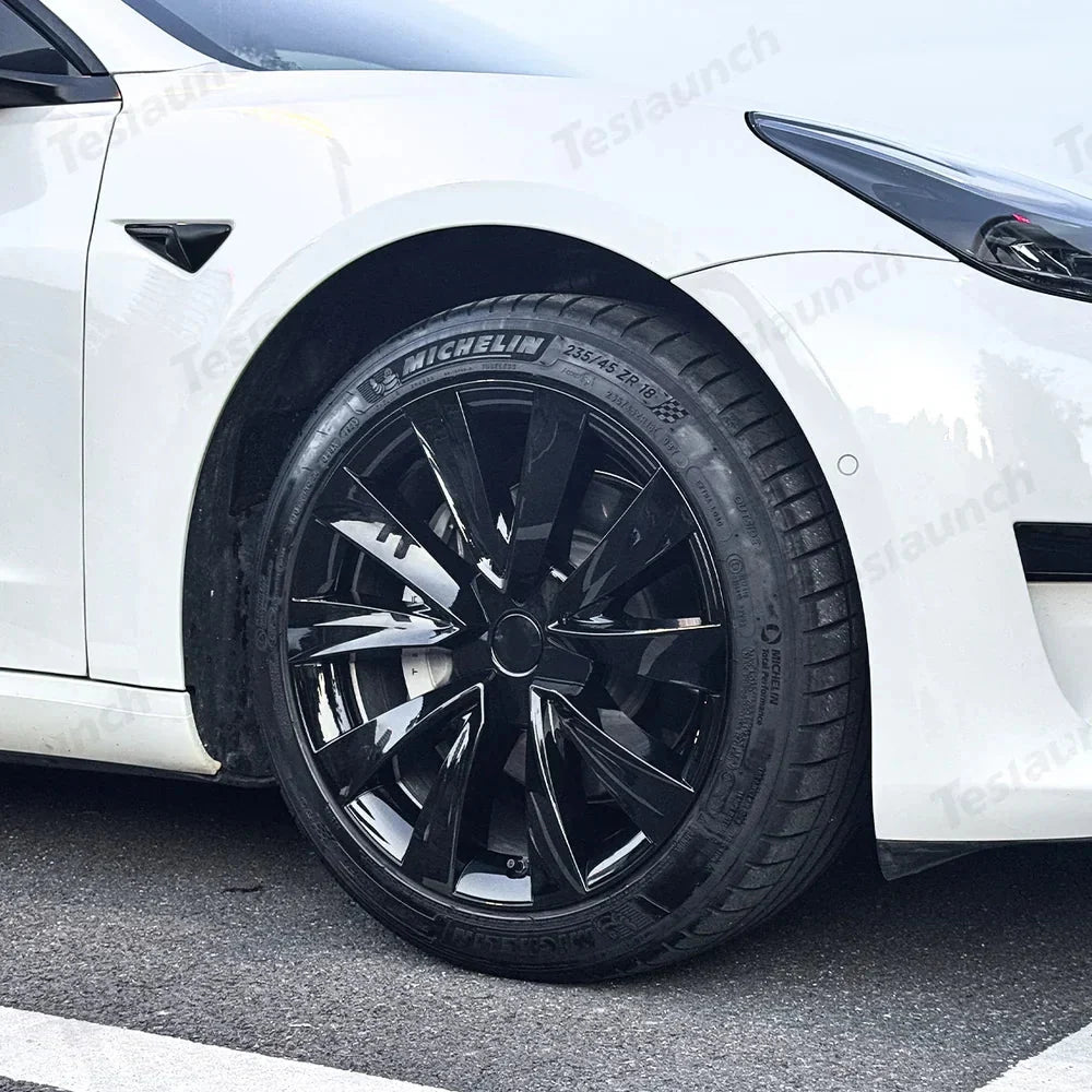 Replacement Helix 2.0 Style Wheels Cover Hubcap for Tesla Model 3 2017–2023 18'' Aero Wheels (1 or 2 PCS)