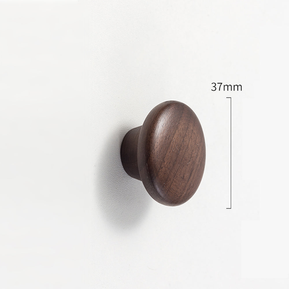 Soft Modern Solid Wood Curved Arch Cabinet Pulls