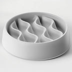 Paw Print Slow Feeder Dog Bowl