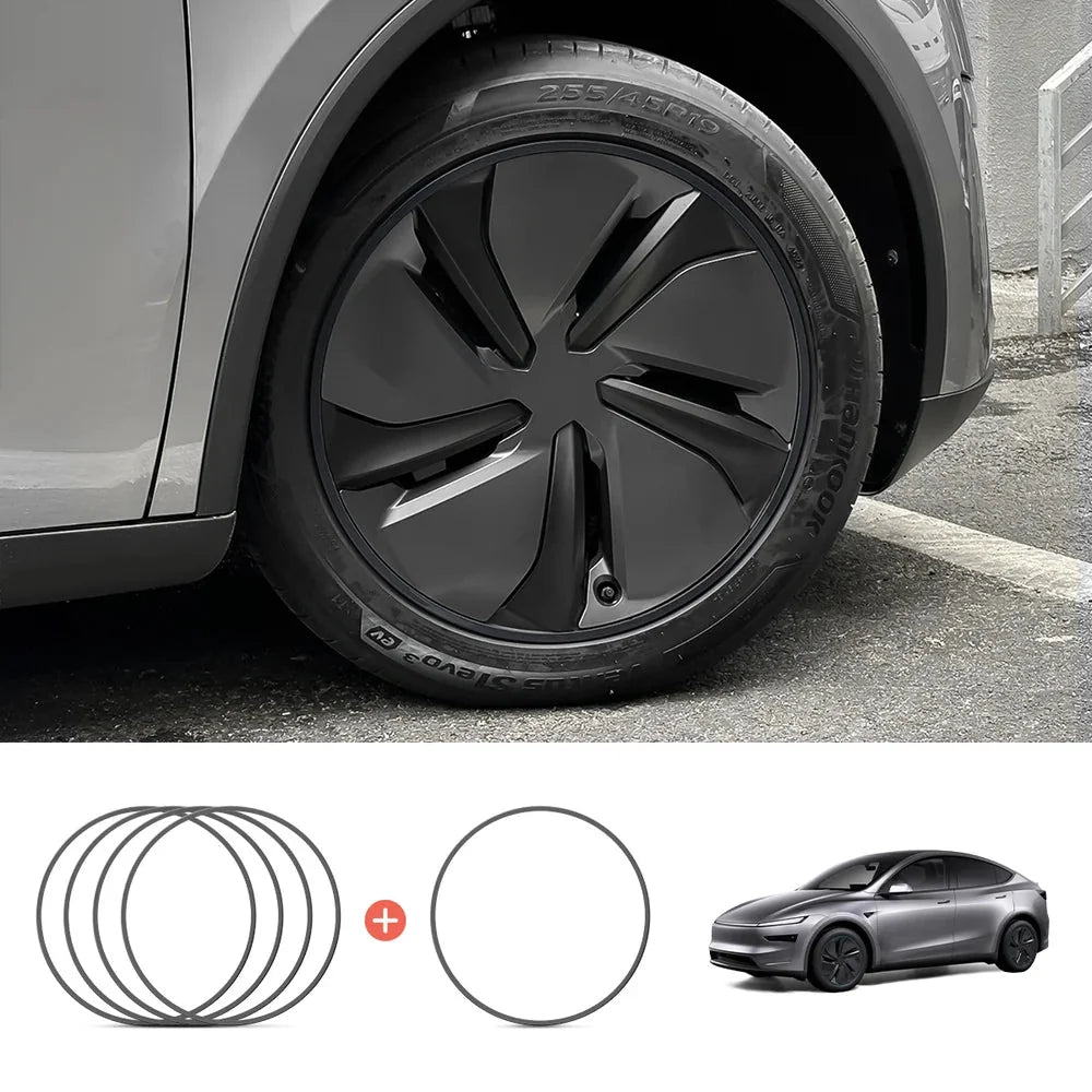 19'' Crossflow Aluminum Alloy Wheel Rim Protectors for Tesla Model Y Juniper 2025+