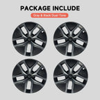 19'' Crossflow Full-Cover Hubcaps Wheel Covers – Arachnid 2.0 Style for Tesla Model Y Juniper 2025+ (Set of 4)