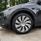 19'' Crossflow Hubcaps Wheel Covers – Spiral Spoke Style for Tesla Model Y Juniper 2025+ (Set of 4)
