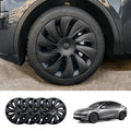 19'' Crossflow Hubcaps Wheel Covers – Spiral Spoke Style for Tesla Model Y Juniper 2025+ (Set of 4)