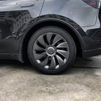 19'' Crossflow Hubcaps Wheel Covers – Spiral Spoke Style for Tesla Model Y Juniper 2025+ (Set of 4)