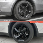 19'' Crossflow Hubcaps Wheel Covers – Twist Spoke Style for Tesla Model Y Juniper 2025+ (Set of 4)