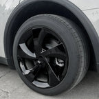 19'' Crossflow Hubcaps Wheel Covers – Twist Spoke Style for Tesla Model Y Juniper 2025+ (Set of 4)