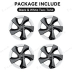 19'' Crossflow Hubcaps Wheel Covers – Twist Spoke Style for Tesla Model Y Juniper 2025+ (Set of 4)