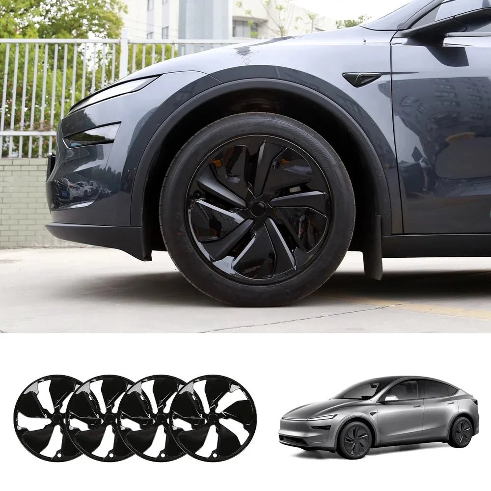 19'' Crossflow Wheel Cover Hubcaps for Tesla Model Y Juniper 2025+ – OEM Styles (Set of 4)