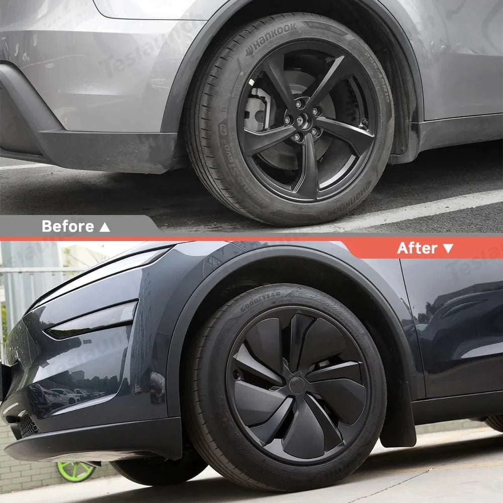 19'' Crossflow Wheel Cover Hubcaps for Tesla Model Y Juniper 2025+ – OEM Styles (Set of 4)