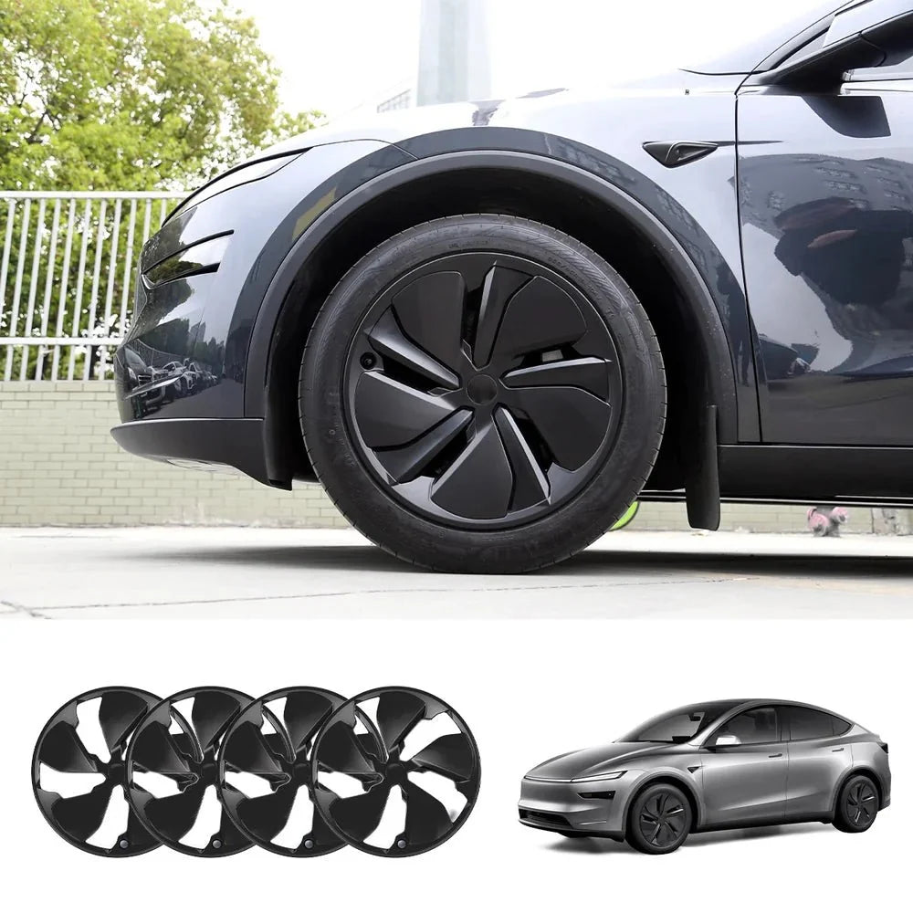 19'' Crossflow Wheel Cover Hubcaps for Tesla Model Y Juniper 2025+ – OEM Styles (Set of 4)