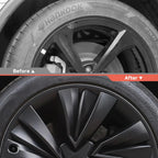 19'' Crossflow Wheel Cover Hubcaps for Tesla Model Y Juniper 2025+ – Turbine Styles (Set of 4)