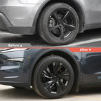 19'' Crossflow Wheel Cover Hubcaps for Tesla Model Y Juniper 2025+ – Turbine Styles (Set of 4)