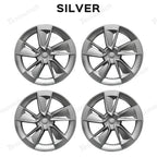 19'' Crossflow Wheel Cover Hubcaps for Tesla Model Y Juniper 2025+(4PCS)- Inspired by the Model 3 Highland Performance