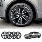 19'' Crossflow Wheel Cover Hubcaps for Tesla Model Y Juniper 2025+(4PCS)- Inspired by the Model 3 Highland Performance