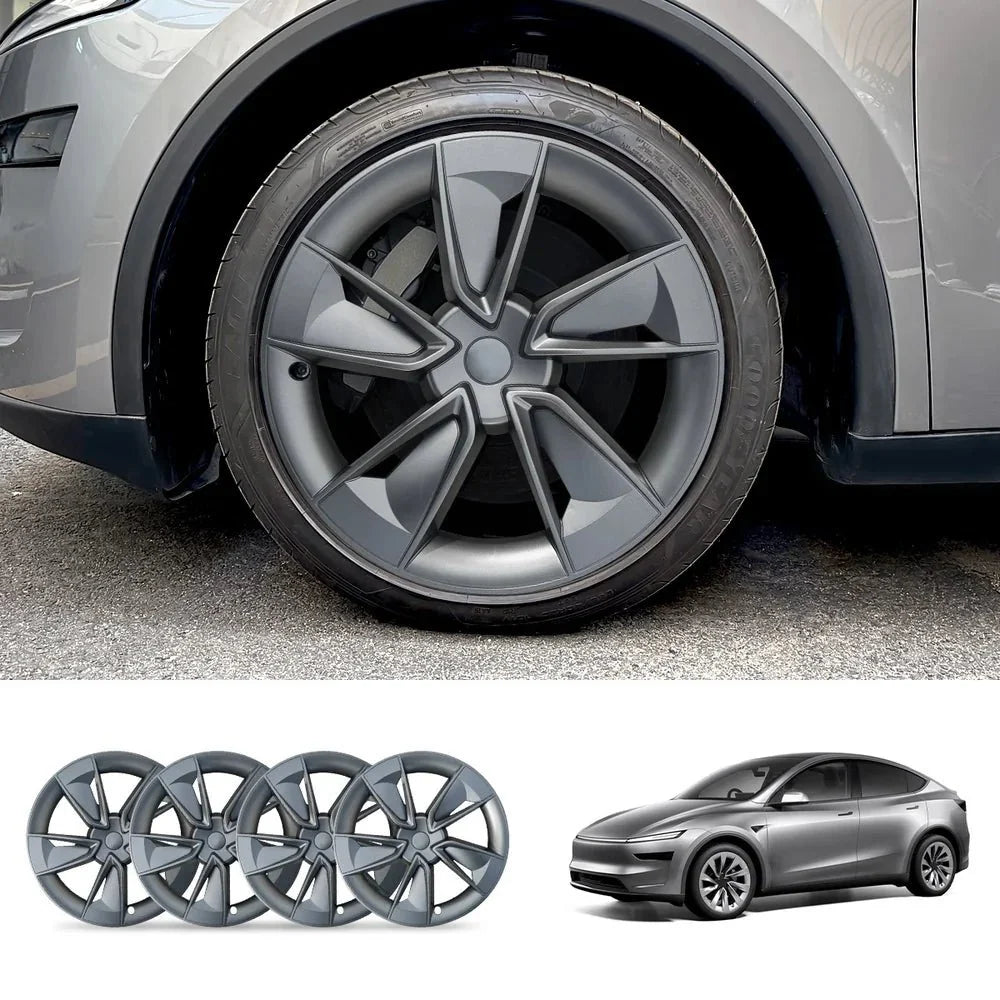 19'' Crossflow Wheel Cover Hubcaps for Tesla Model Y Juniper 2025+(4PCS)- Inspired by the Model 3 Highland Performance