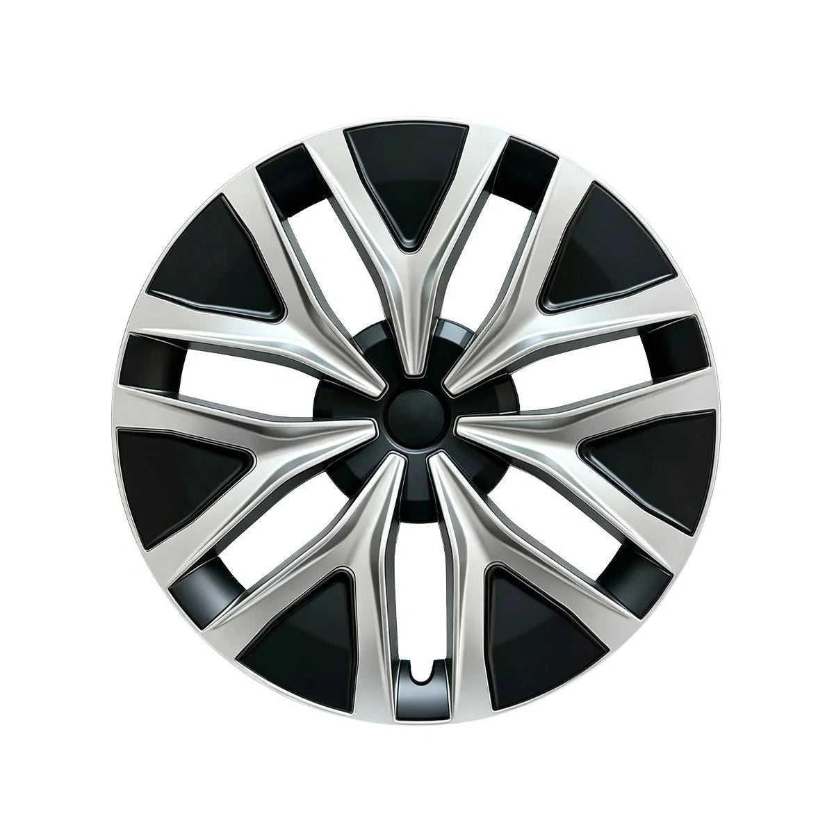 19'' Arachnid 2.0 Style Hubcaps Wheel Covers for 2020-2024 Tesla Model Y Gemini Light/Dark Wheels (Set of 4)