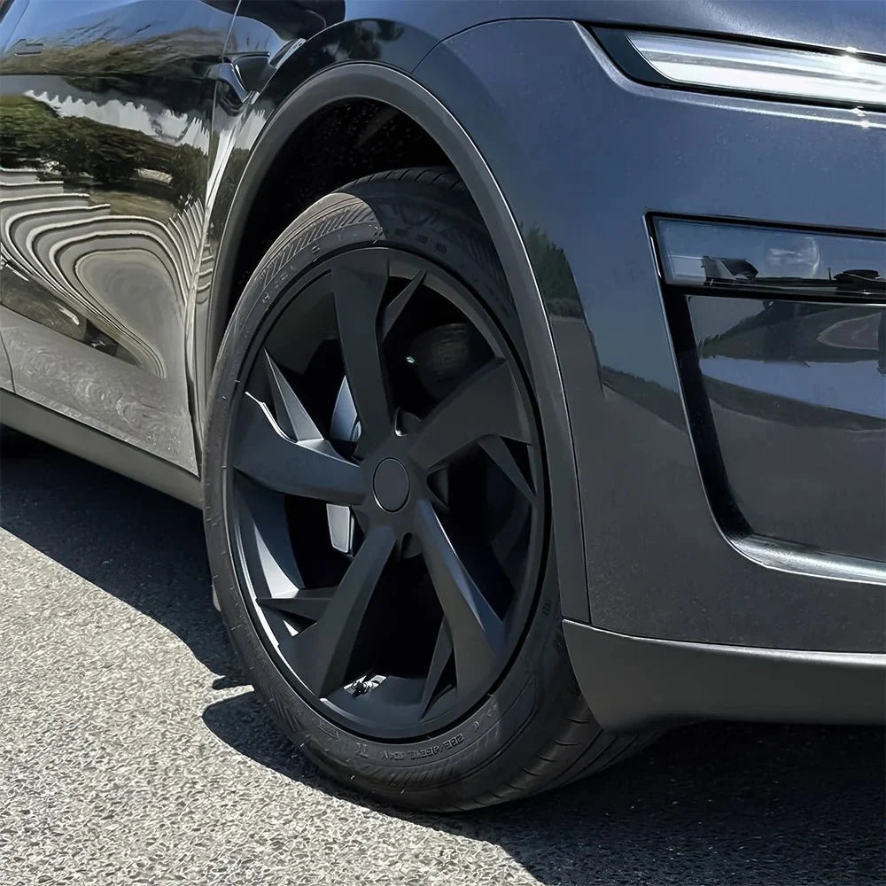 19'' Crossflow Hubcaps Wheel Covers – Spoke Style for Tesla Model Y Juniper 2025+ (Set of 4)