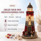 Vintage Firehouse Sea Glass-Style Mosaic Light DIY Kit