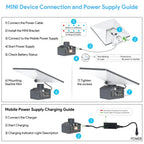 19V 95Wh (5Ah) Portable Battery Pack with Pipe Adapter for Starlink Mini
