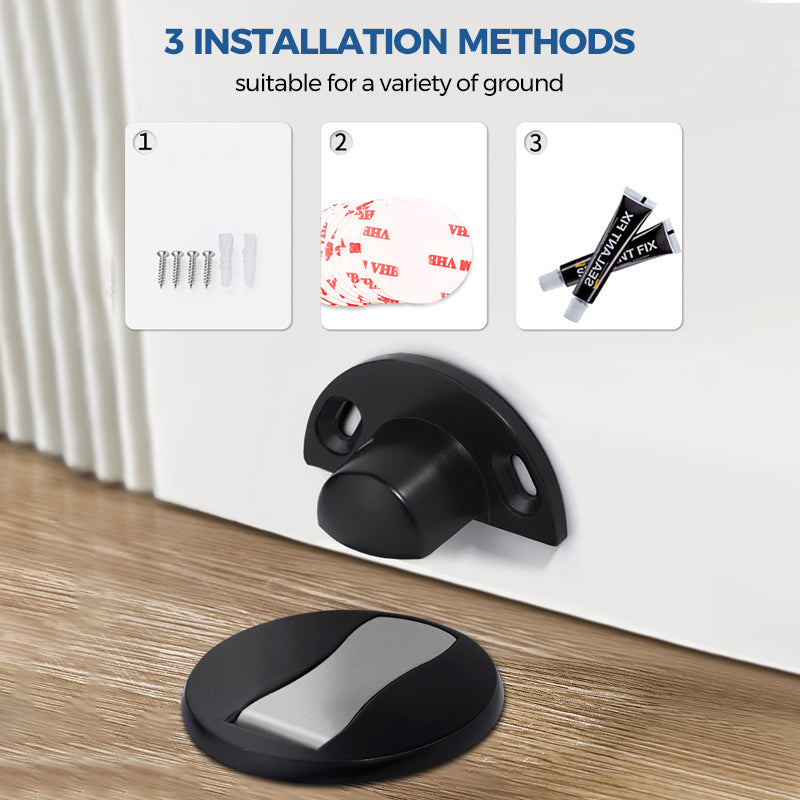 Elegant Magnetic Doorstop Made of Stainless Steel | DoorGuard