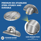 Elegant Magnetic Doorstop Made of Stainless Steel | DoorGuard