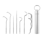 High-Quality Stainless Steel Toothpick Set (7 Pieces) | Dentisafe