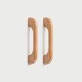 Soft Modern Solid Wood Curved Arch Cabinet Pulls