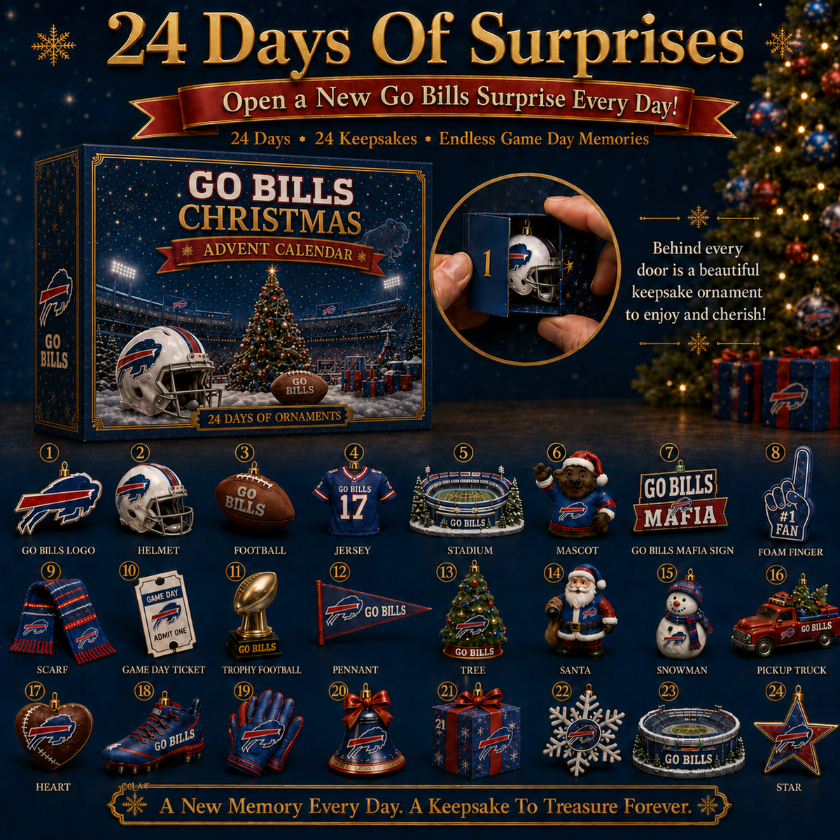 Go Bills Christmas Advent Calendar