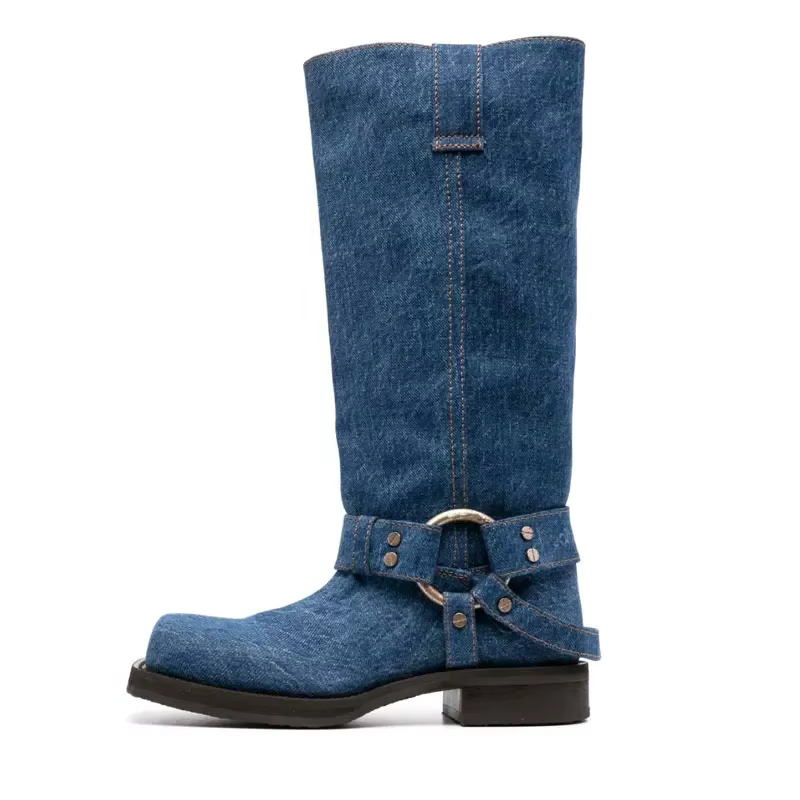 Ankle Armor Chunky-Sole Ankle Boots