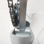 Rotating Gear Clock with Moving Gears, USB Powered Mechanical Tabletop Clock