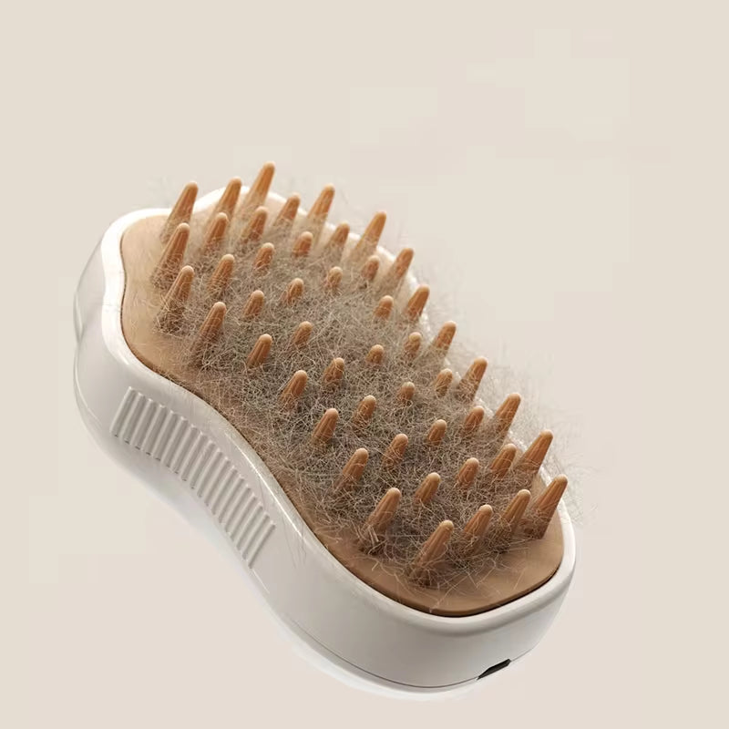 3-in-1 Pet Steam Grooming Brush