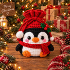 Christmas Crochet Character Gift Pouch